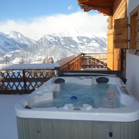 Hirondelle Jacuzzi & Luxury 12 Pers Alpesi faház *